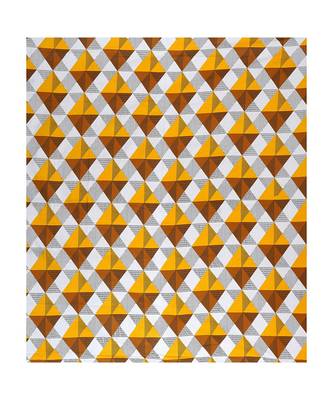 Yellow 104 TC Cotton Printed Double Bedsheet with 2 Pillow Covers 4