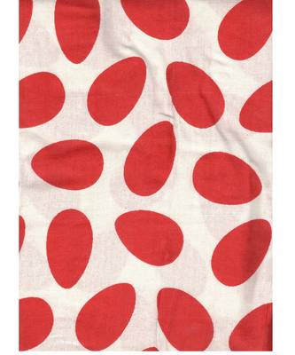Red 104 TC Cotton Printed Double Bedsheet with 2 Pillow Covers 3