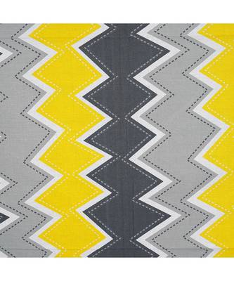 Yellow 104 TC Cotton Printed Double Bedsheet with 2 Pillow Covers 5