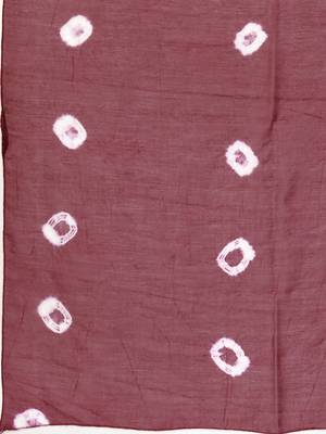 Vbuyz Women'S Batik Print & Mirror Straight Chanderi Magenta Stitched Kurta With Dupatta 8