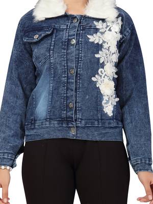 Blue
 printed cotton girls-jackets-coats 5