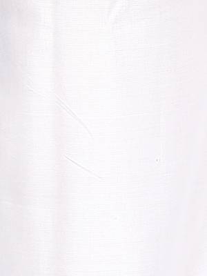 White plain cotton trousers
 5