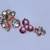 long pink color single bindi