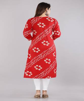 Women Rayon Printed EmbroideryKurti 2