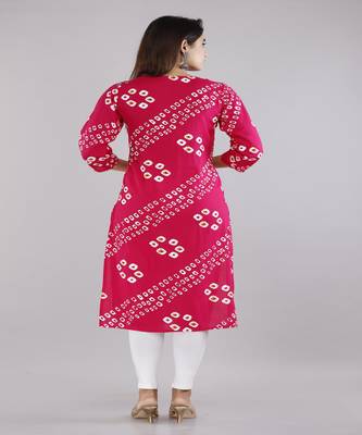 Women Rayon Printed EmbroideryKurti 2