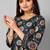 Mohvogue Women's Teal Floral Print Rayon Dress