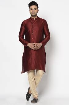 Tabard Kurta and Churidar Set For Men