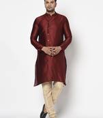 Tabard Kurta and Churidar Set For Men