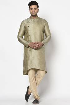 Tabard Kurta and Churidar Set For Men
