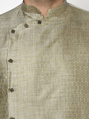 Tabard Kurta and Churidar Set For Men 4