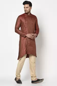 Tabard Kurta and Churidar Set For Men