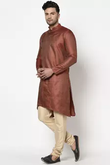 Tabard Kurta and Churidar Set For Men