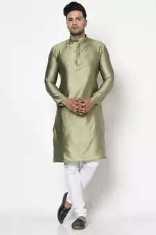 Tabard Kurta and Churidar Set For Men