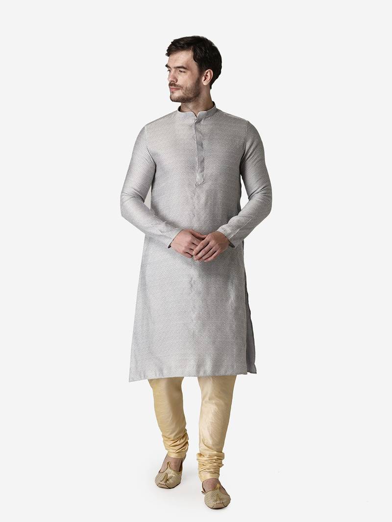 Tabard Kurta and Churidar Set For Men