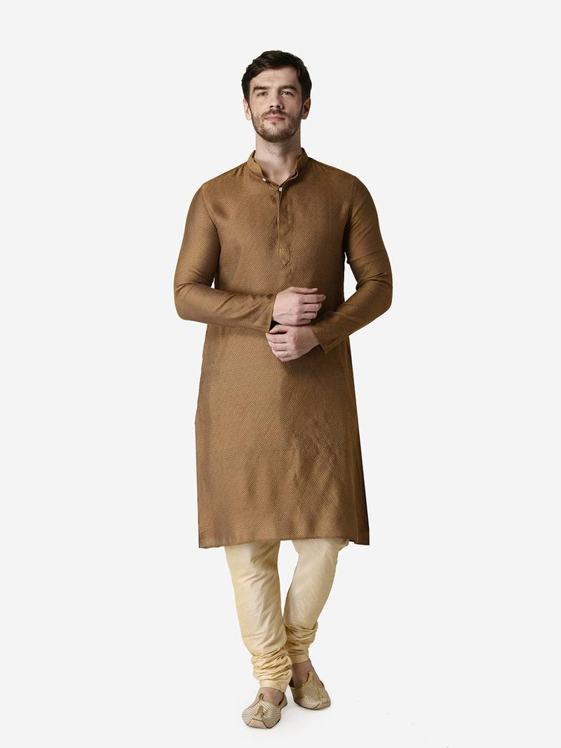 Tabard Kurta and Churidar Set For Men