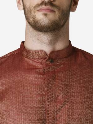 Tabard Kurta and Churidar Set For Men 4