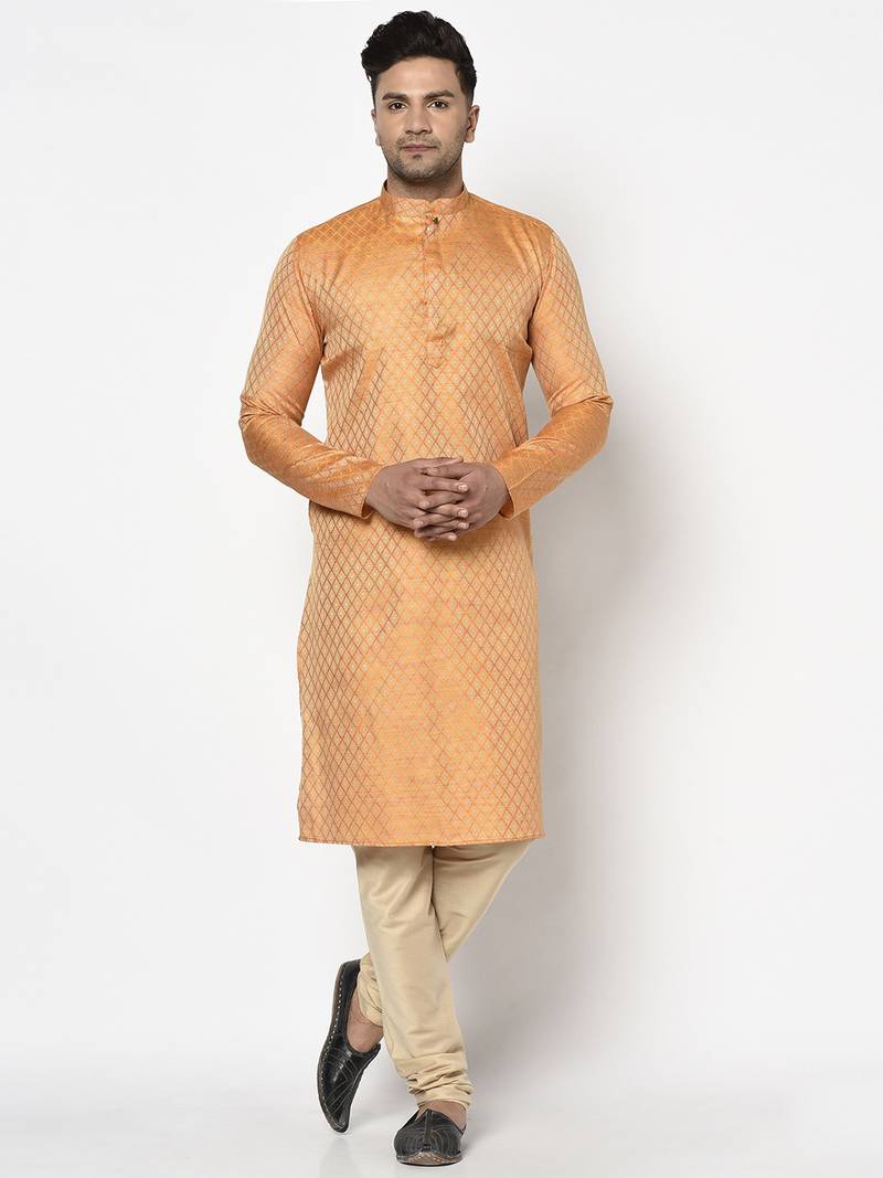 Tabard Kurta and Churidar Set For Men