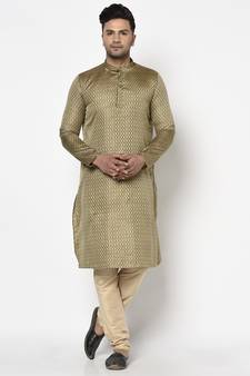 Tabard Kurta and Churidar Set For Men