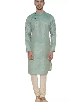 Tabard Kurta and Churidar Set For Men