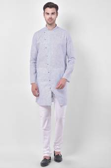 Tabard Kurta and Churidar Set For Men