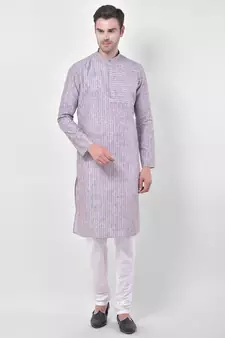 Tabard Kurta and Churidar Set For Men