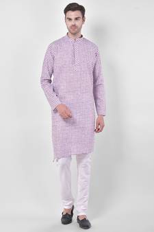 Tabard Kurta and Churidar Set For Men