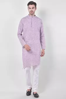 Tabard Kurta and Churidar Set For Men