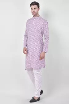 Tabard Kurta and Churidar Set For Men