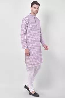 Tabard Kurta and Churidar Set For Men
