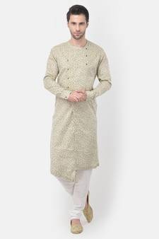 Tabard Kurta and Churidar Set For Men