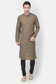 Tabard Kurta and Churidar Set For Men