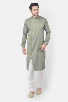 Tabard Kurta and Churidar Set For Men