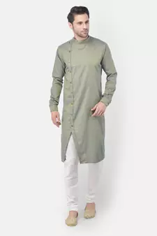 Tabard Kurta and Churidar Set For Men