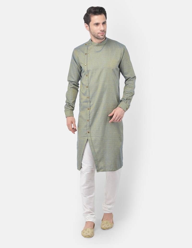 Tabard Kurta and Churidar Set For Men