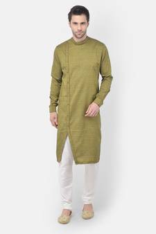 Tabard Kurta and Churidar Set For Men