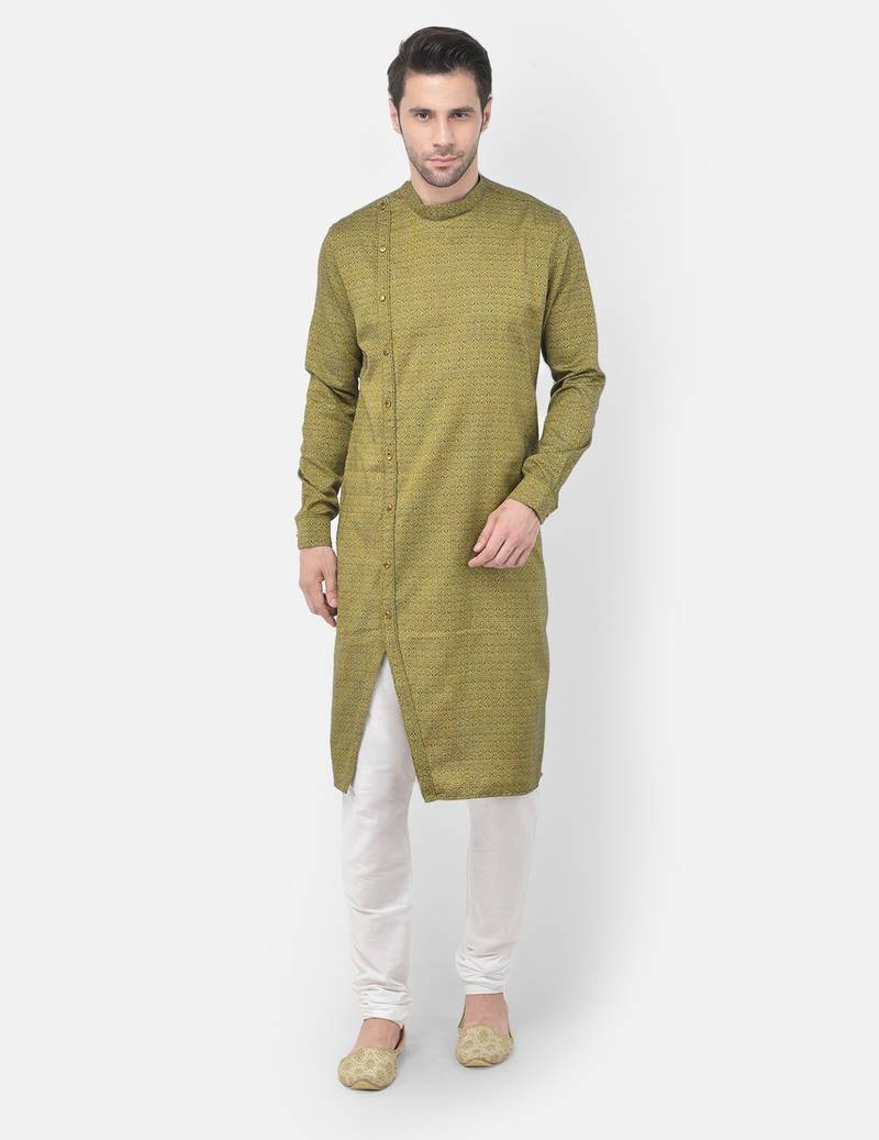 Tabard Kurta and Churidar Set For Men