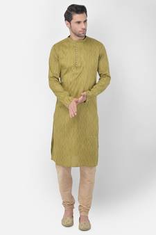 Tabard Kurta and Churidar Set For Men