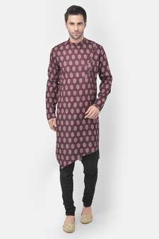 Tabard Kurta and Churidar Set For Men