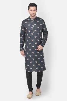 Tabard Kurta and Churidar Set For Men