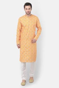 Tabard Kurta and Churidar Set For Men