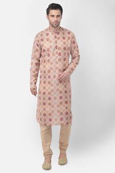 Tabard Kurta and Churidar Set For Men
