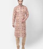 Tabard Kurta and Churidar Set For Men