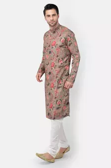 Tabard Kurta and Churidar Set For Men