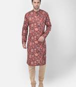 Tabard Kurta and Churidar Set For Men