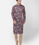 Tabard Kurta and Churidar Set For Men