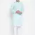 Blue plain pure cotton men-kurtas