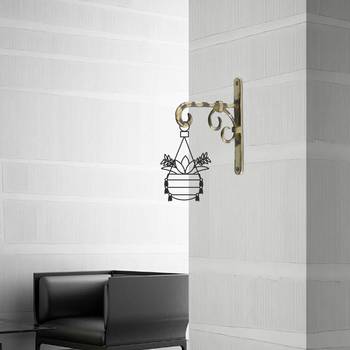 eCraftIndia Contemporary Brass Wall hanging to Hang any object on Wall 2