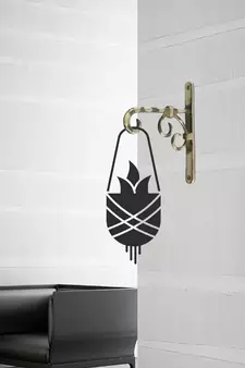 eCraftIndia Contemporary Brass Wall hanging to Hang any object on Wall