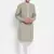 Green plain pure cotton men-kurtas