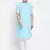 Blue plain pure cotton men-kurtas